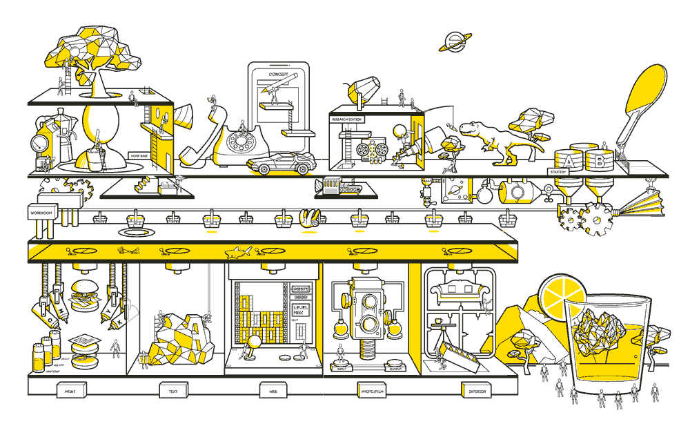 Animierte Grafik für die Website