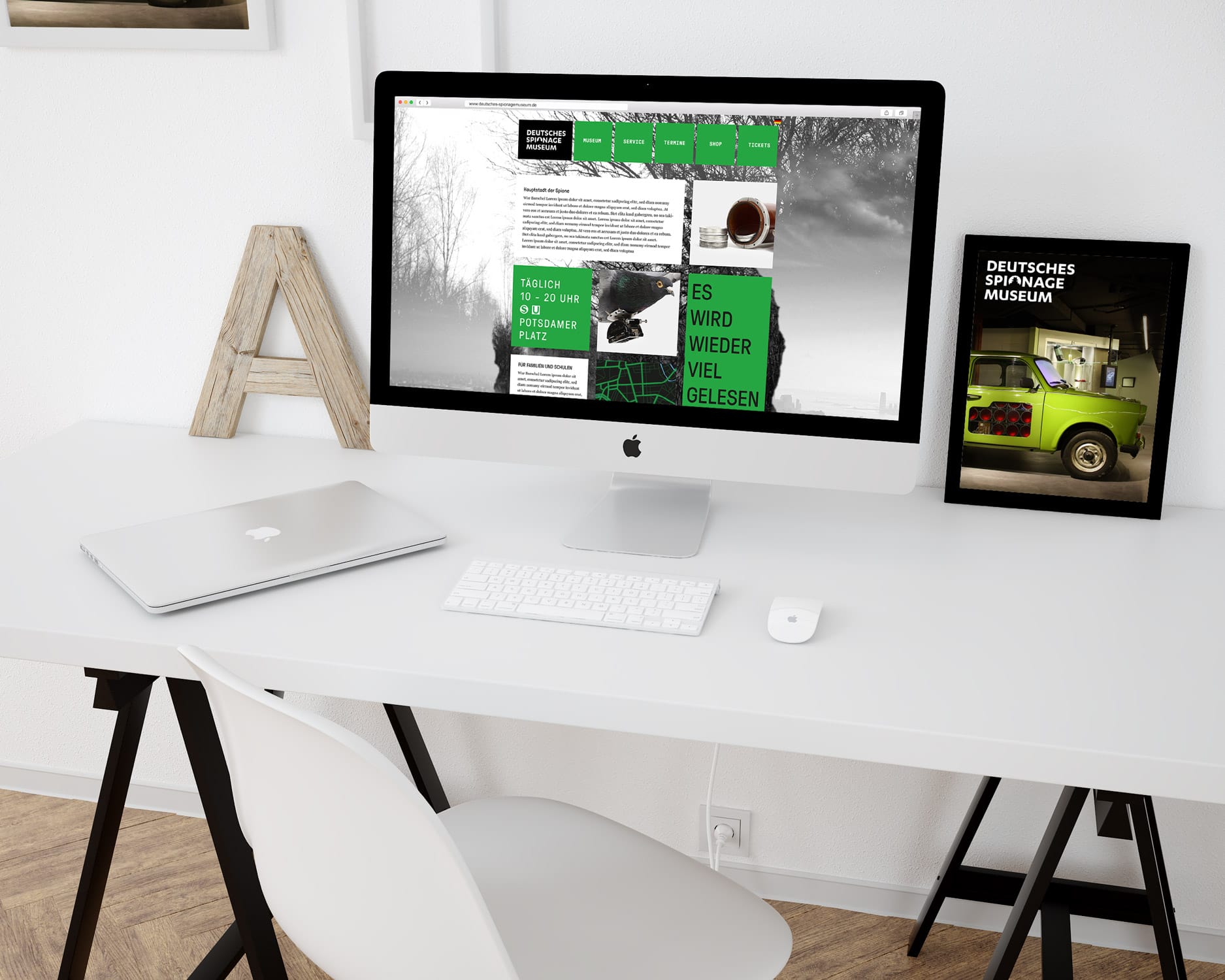 Webdesign und WordPress-Programmierung für das Deutsches Spionagemuseum Berlin