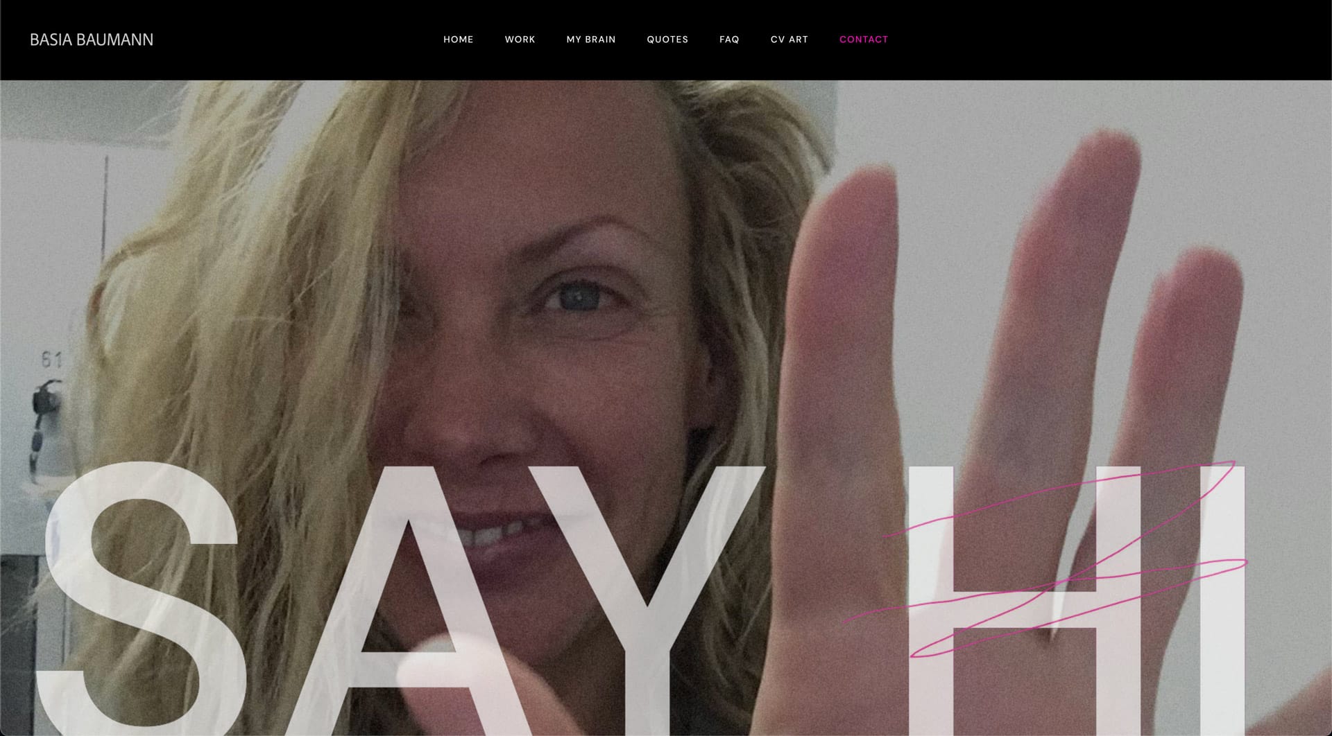 WordPress Webdesign & Programmierung für die visuelle Künstlerin Basia Baumann (München)